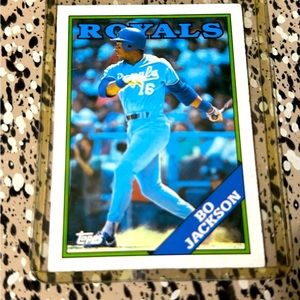 Bo Jackson 1988 Topps baseball card